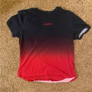 Hollister Red Gradient Size L/M Shirt